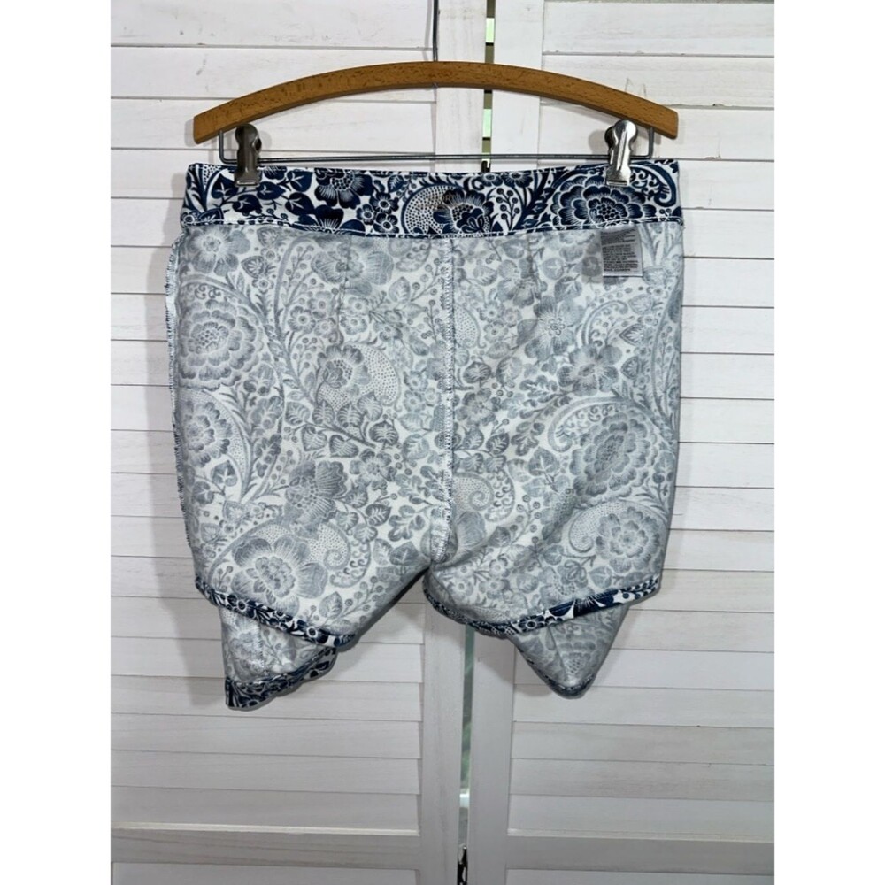 Chico's Skort Size 6 Navy and White Denim - Picture 7 of 11